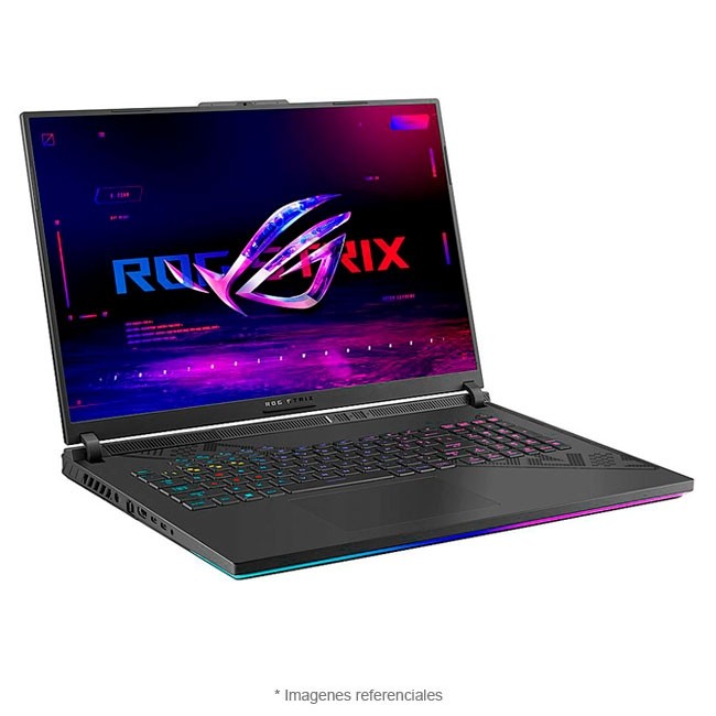Laptop Asus ROG Strix G18 G814JI-CS94 Gaming, Intel Core i9-13980HX Hasta 5.6 GHz, RAM 32GB, SSD 1TB, Video 8GB NVIDIA GeForce RTX 4070, LED 18" IPS 2.5K de 240Hz 100% DCI-P3, Windows 11 Home