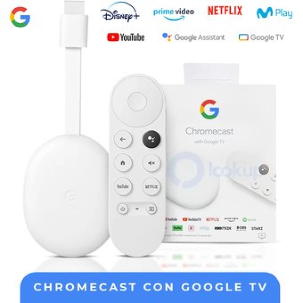 GOOGLE CHROMECAST WITH GOOGLE TV 4K UHD