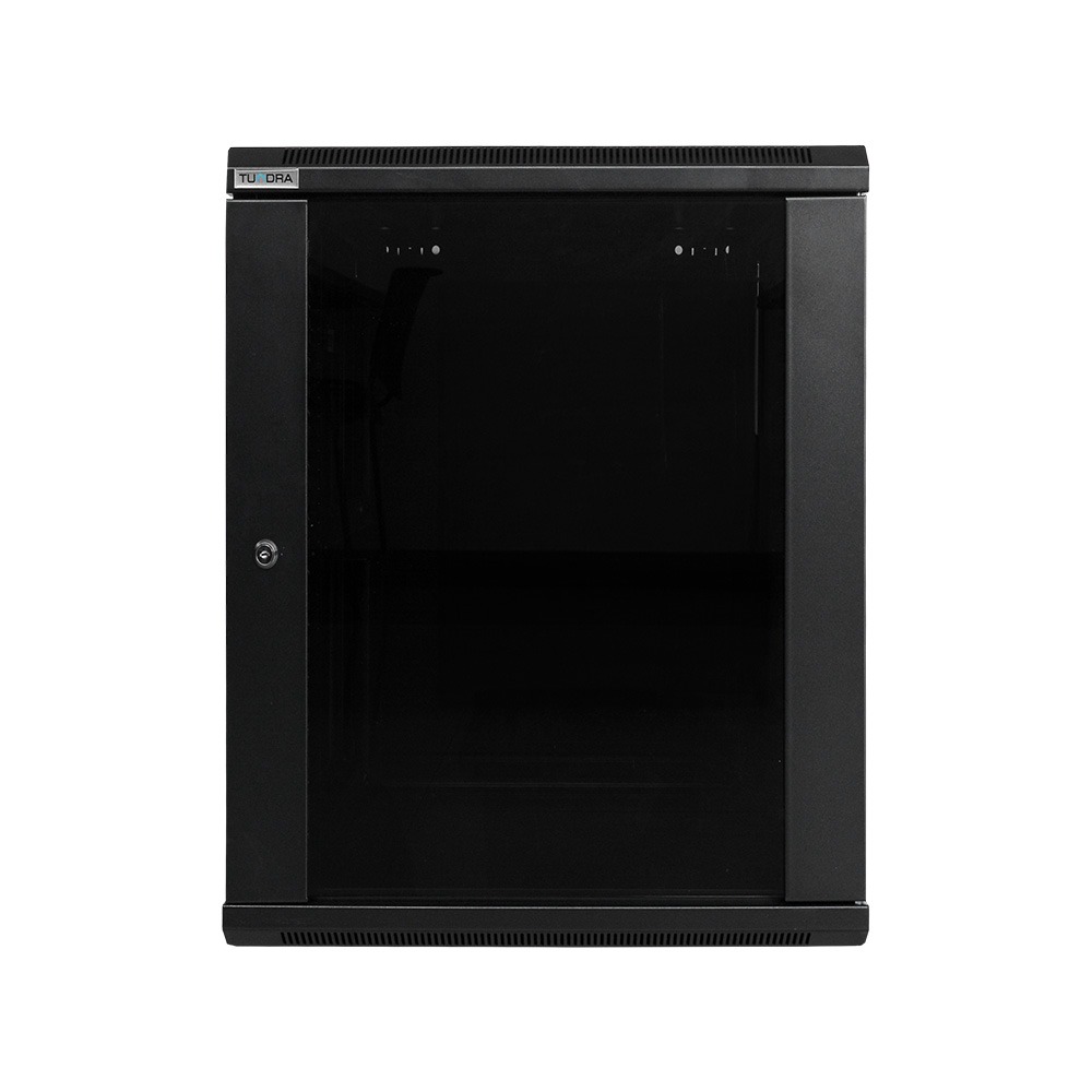 Gabinete de Pared 15-RU 766 x 600 x 600mm (Puerta c/Vidrio de Seguridad y Paneles Laterales Desmontables)