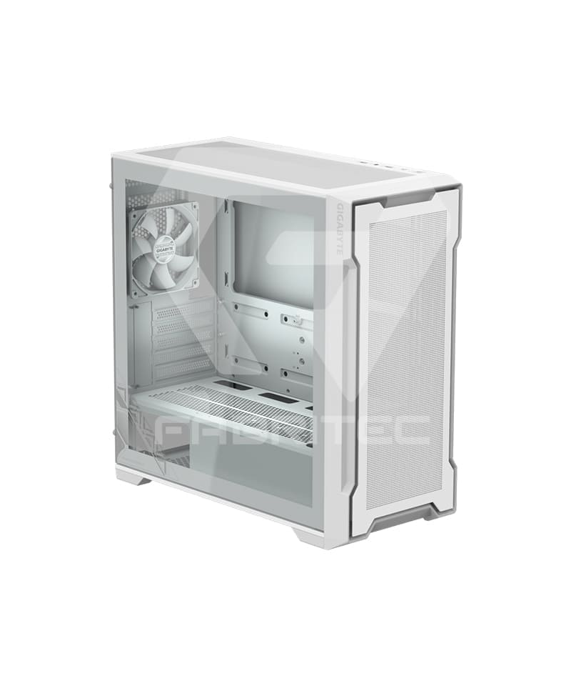 CASE GIGABYTE C102 GLASS ICE MID TOWER WHITE PLASTIC STEEL