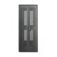 Gabinete de Piso 42-RU 2,000 x 800 x 1,000mm Negro (Puerta frontal curva y posterior doble hoja, ambas con malla)