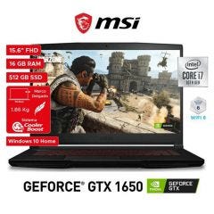 Laptop MSI GF63 Thin 10SCXR 15.6" Intel Core i7-10750H 512GB SSD 16GB RAM