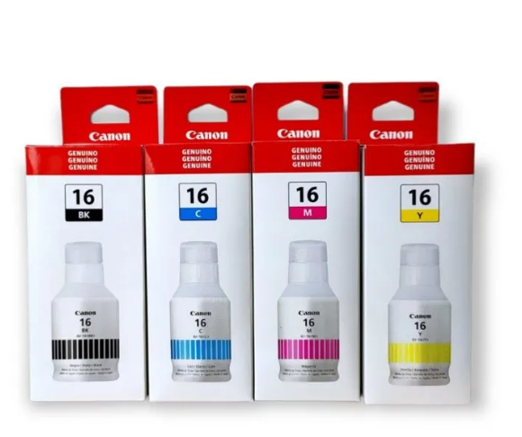 Kit de Tintas Canon GI-16 CMYB Maxify gx-6010