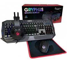 KIT SUPER GAMBYTE GRYPHUS-H ( GI-GRYPHUS-H ) TECLADO+MOUSE+AURICULAR+PAD MOUSE