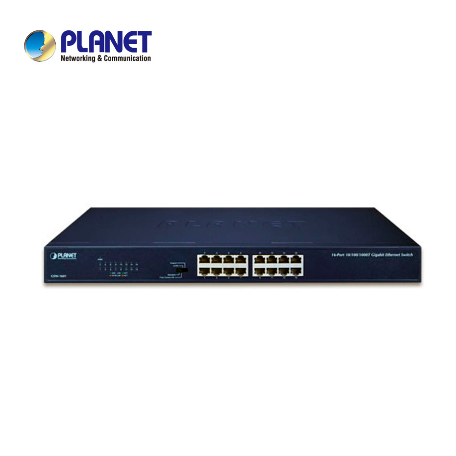 Switch rackeable 16 puertos gigabit ethernet - GSW-1601