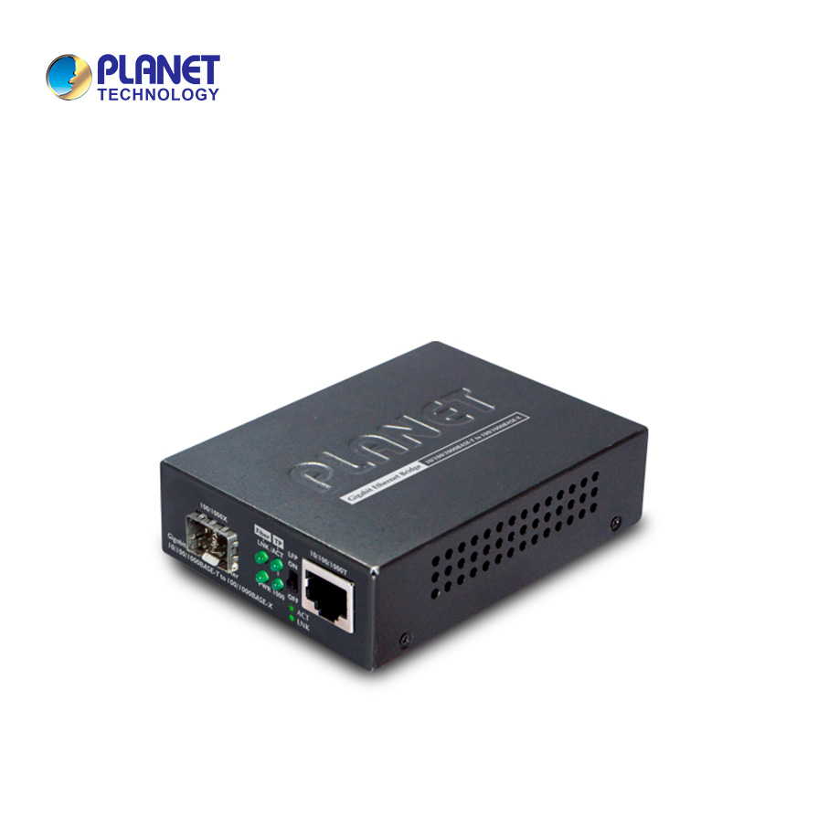 Convertidor de fibra Gigabit Base-T a SFP. GT-805A