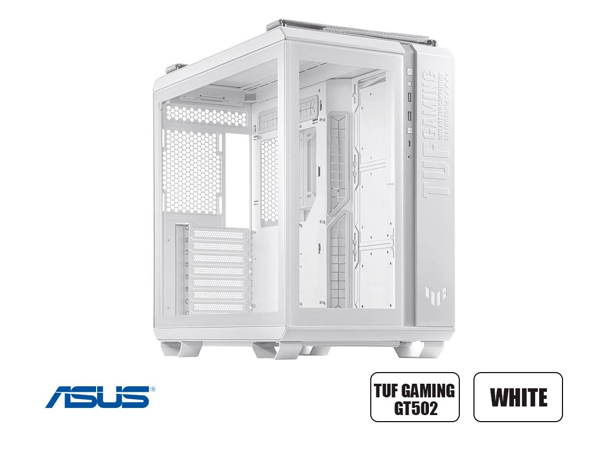 CASE Mid Tower ASUS TUF GAMING GT502 WHITE