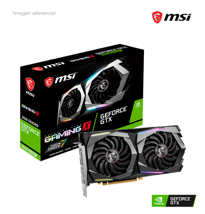 VIDEO MSI GEFORCE GTX 1660 SUPER GAMING X 6GB GDDR6 192-BIT HDMI / DP