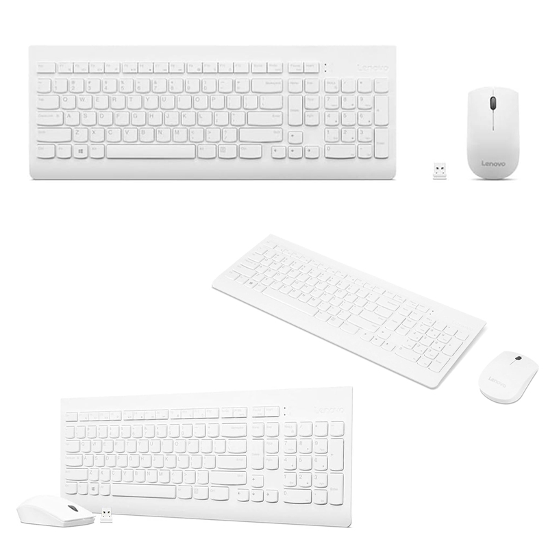 LENOVO 510 WIRELESS KB+MS WHTE