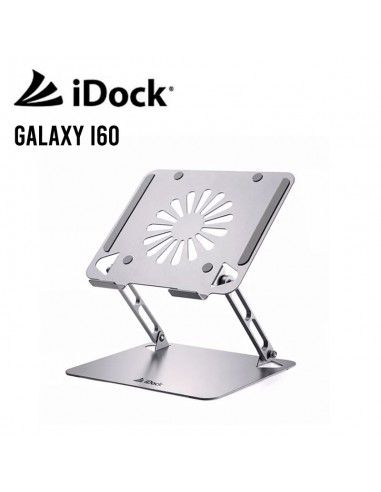 Soporte/Cooler Para Laptop iDock Galaxy i60 Aluminio