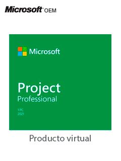 Microsoft Project Professional 2021 - Licencia - 1 PC