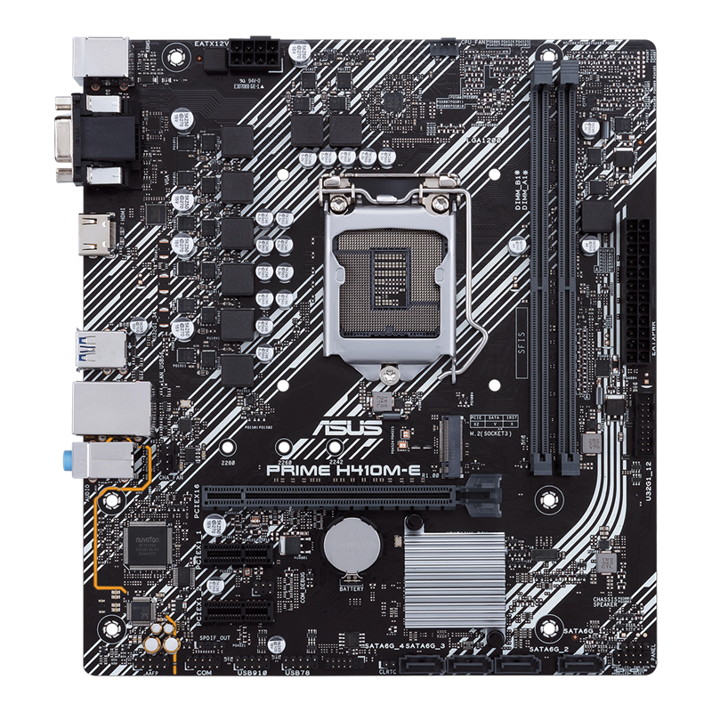 PLACA ASUS PRIME H410M-E LGA 1200 MATX M.2 DDR4 HDMI /VGA USB 3.2