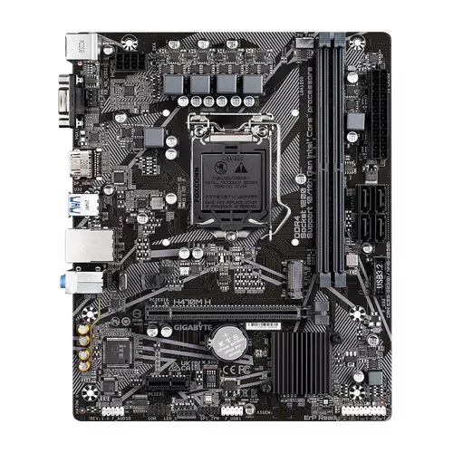 Gigabyte Placa Base de computador de escritorio Gigabyte Ultra Durable H470M H - Intel H470 Conjunto de Circuitos Integrados - Socket LGA-1700 - Listo para memoria Intel Optane - Micro ATX - Core i5, 