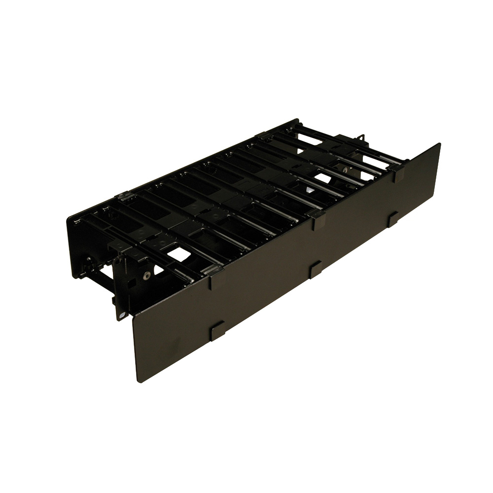 Ordenador Horizontal Frontal/Posterior 2 RU Ductos de 4"