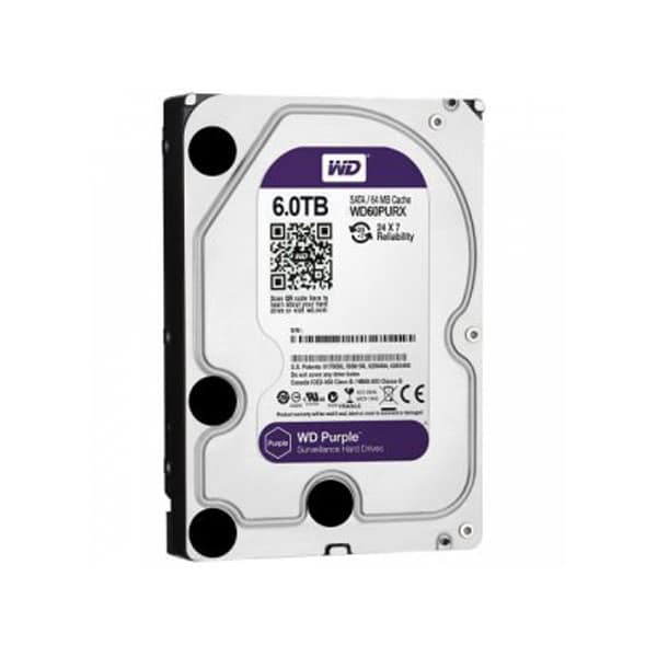DISCO DURO SATA 6TB / WESTERN DIGITAL / PURPLE / HDD-6000-WD