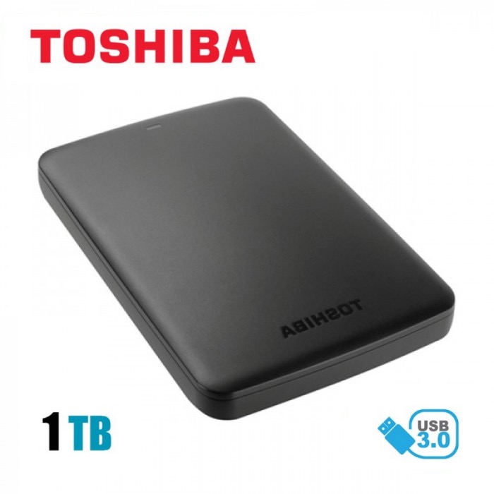 DISCO DURO USB 1TB TOSHIBA CANVIO BASICS BLACK
