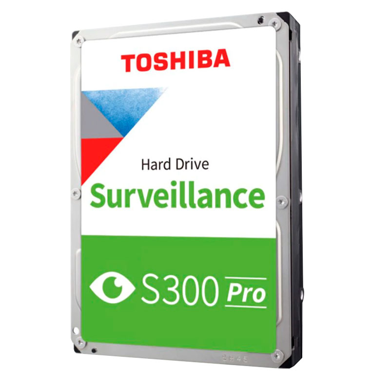 disco duro toshiba surveillance s300 pro, 10tb sata 6.0gb/s, 7200rpm, 512mb cache, 3.