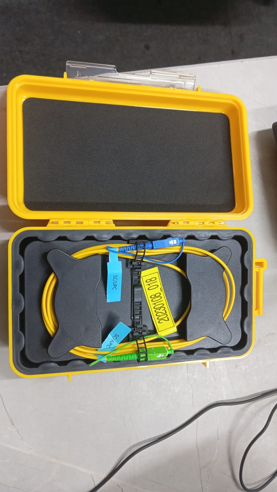 BOBINA DE LANZAMIENTO FO SM SC/UPC - SC/APC 1000MT FIBER TECH OP-BLOSU/SASM1K