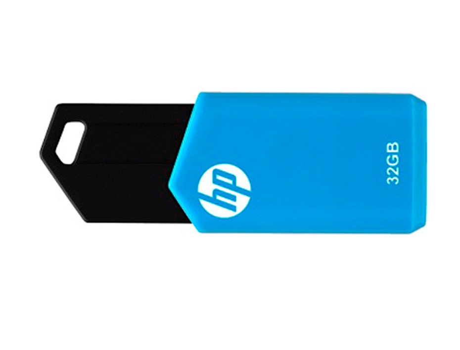 MEMORIA USB 64GB HP V150W NEGRO/AZUL