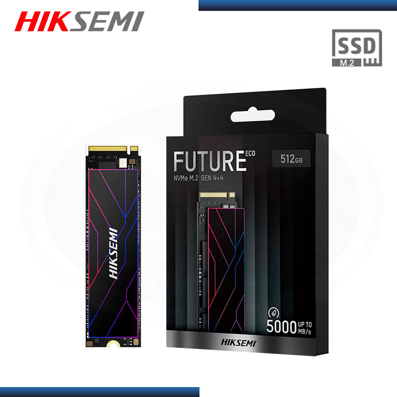 SSD M.2 HIKSEMI 512GB PCIE GEN 4 X 4 NVME UP TO 5000MB/S R 2500MB/