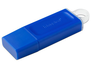 memoria flash usb kingston datatraveler exodia 64gb, usb 3.2 gen 1, color azul.[@@@]p