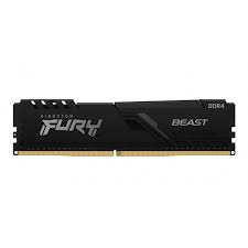 MEMORIA DDR4 16GB 2666 CL16 FURY BEAST BLACK