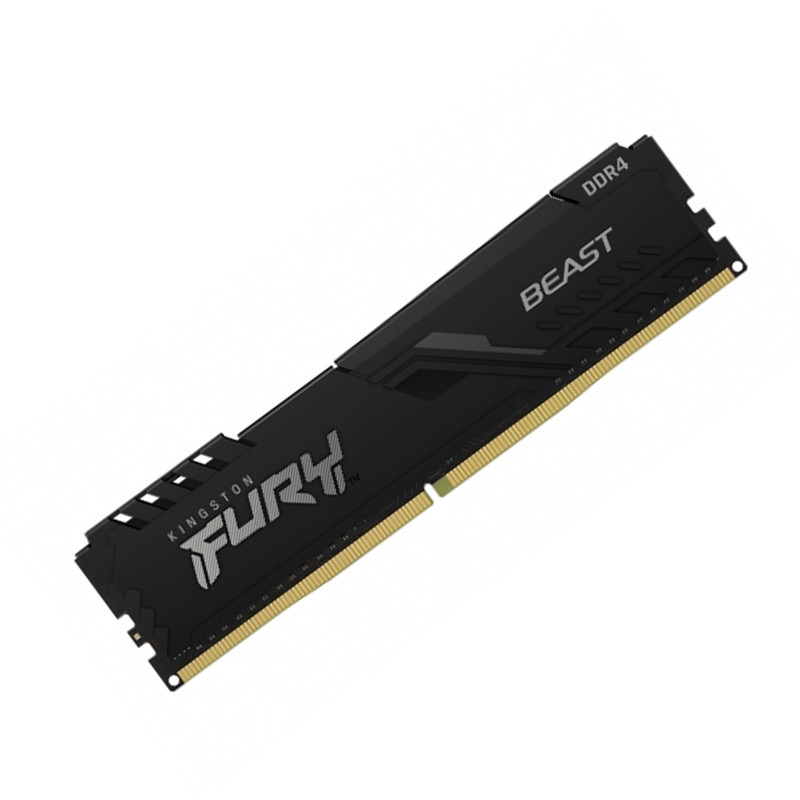 Memoria Kingston Fury Beast, 8GB DDR4 2666 MHz, PC4-21300, CL16, 1.2V.