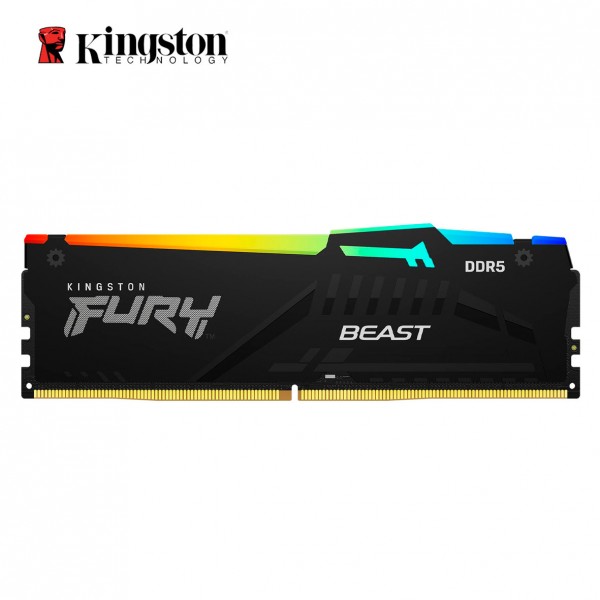 MEMORIA DDR5 32GB 5200  FURY BEAST RGB BLACK