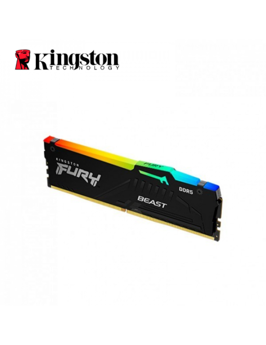 MEMORIA DDR5 16GB 5600 CL40 FURY BEAST RGB BLACK