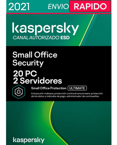 Kaspersky Small Office - Licencia Base ESD - 20 PCs