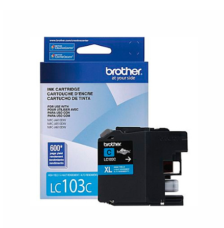 TINTA BROTHER LC-103C CIAN MFC-J4510DW 600 PAG