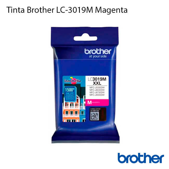 TINTA BROTHER LC3019M MAGENTA MFCJ5330DW 1.5K PGS