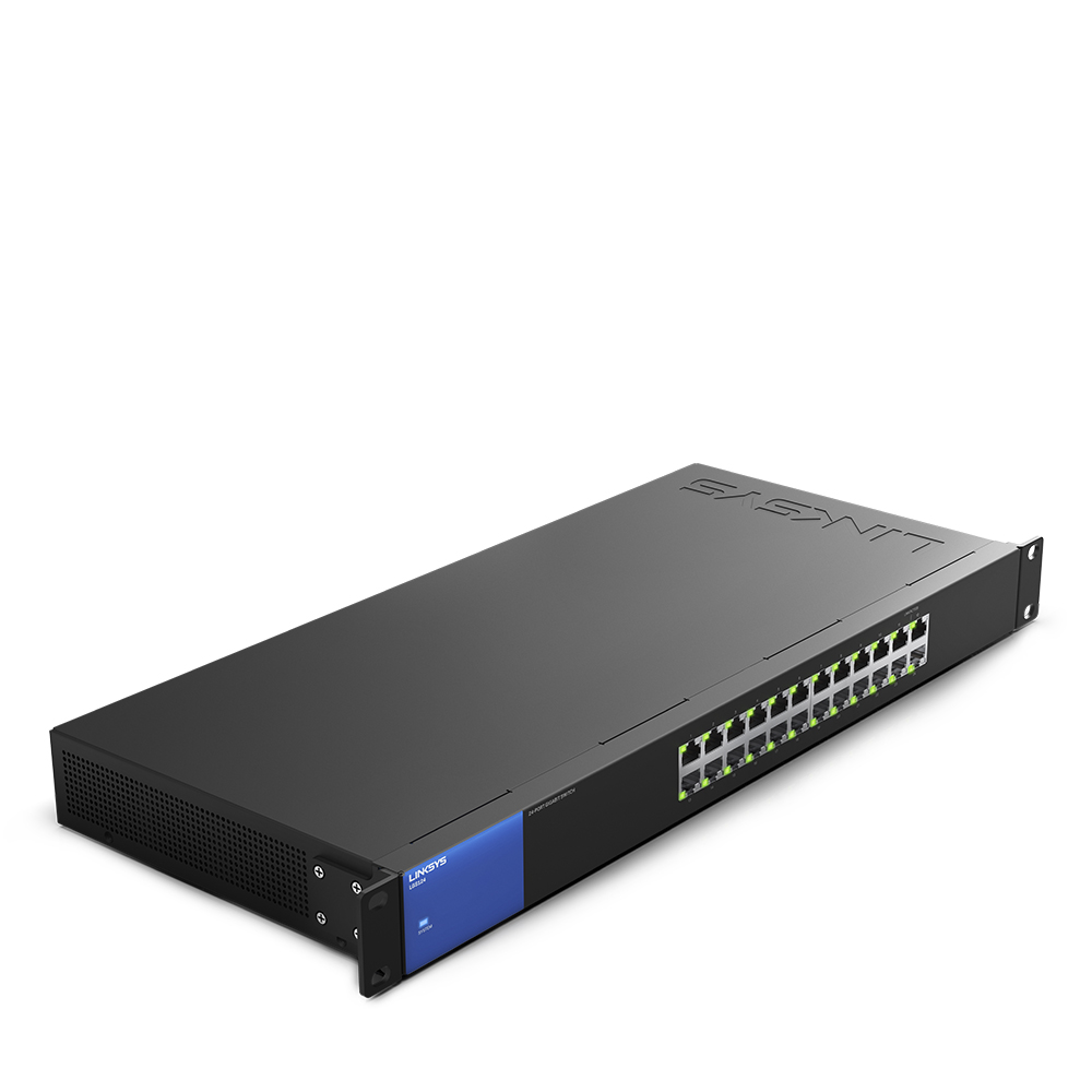 LINKSYS 24 PORT GIGABIT SWTICH METALIC LGS124