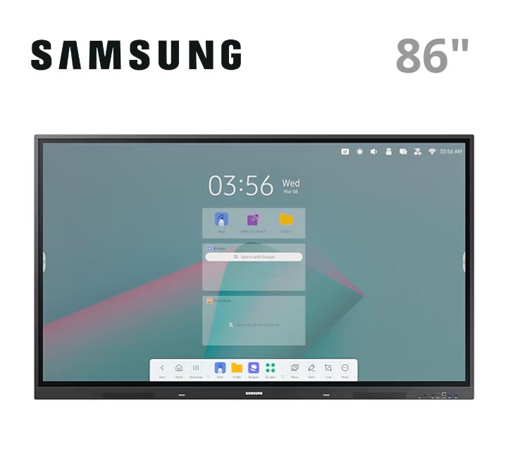 PANTALLA DE PIZARRA INTERACTIVA 86 SAMSUNG WAF 4K Android 13