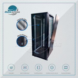 GABINETE DE PISO 22RU UNA P. MICROPERFORADO DELANTERA Y UN 1.00 1,300.00 1,300.00 POSTERIORDOBLE P. METAL PERFORADA 1200X600X800 LNS-KGDR-22RU DATA PRINSS