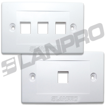 FACE PLATE 2-Puertos BLANCO (LP-3317V2WH)