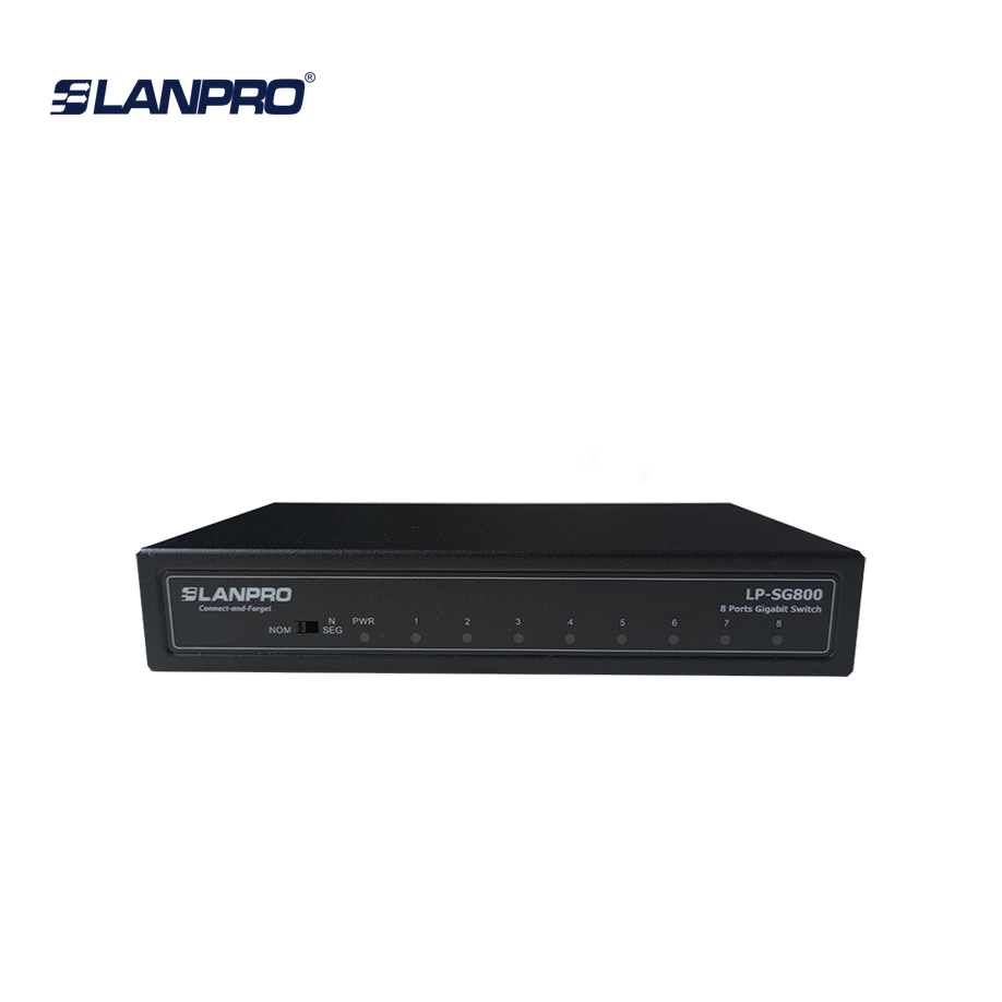 Switch 8 puertos Gigabit Carcasa de Metal - LP-SG800