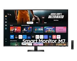 monitor smart samsung m7 m70d, 43 uhd va, 4k (3840 x 2160), hdmi x 2, usb x 3[@@@]pa