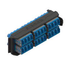 Panel FO LightVerse con 24 Acopladores LC Monomodo color Azul