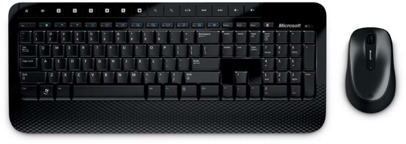 Teclado + Mouse Wireless Microsoft 2000 confort