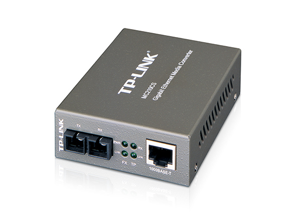 MEDIA CONVERTER TP LINK 1000MPBS MONO MODO SC/15KM - MC210CS