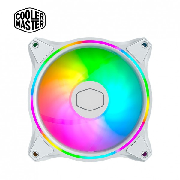 VENTILADOR COOLER MASTER MASTERFAN MF120 HALO WHITE EDITION