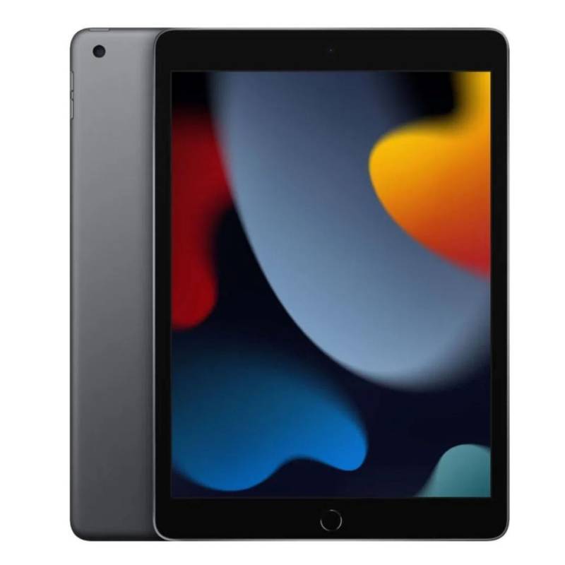 iPad (9na Gen) 10.2" WiFi, 64GB, 3GB ram, cámara principal 8MP, frontal 12MP, A13 Bionic, gris espacial