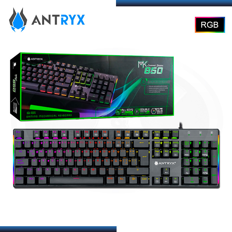 TECLADO Gaming ANTRYX MK850 mecanico BLUE RGB