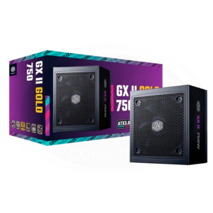 FUENTE 750W 80plus GOLD COOLER MASTER GX II GOLD 750 FM