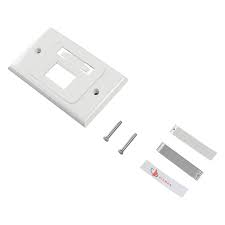 Face Plate De 2 Puertos Max Horizontal Color Blanco Siemon