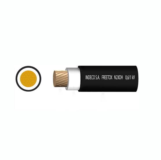Metro de cable para panel solar 12AWG 4mm2 N2xOH Negro