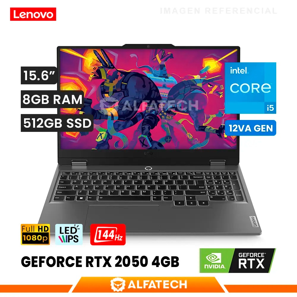 LAPTOP ACER NITRO V15 ANV15-51-518Q INTEL CORE I5 13420H 8GB RAM 512GB SSD RTX 2050 4GB 15.6 FHD IPS 144HZ