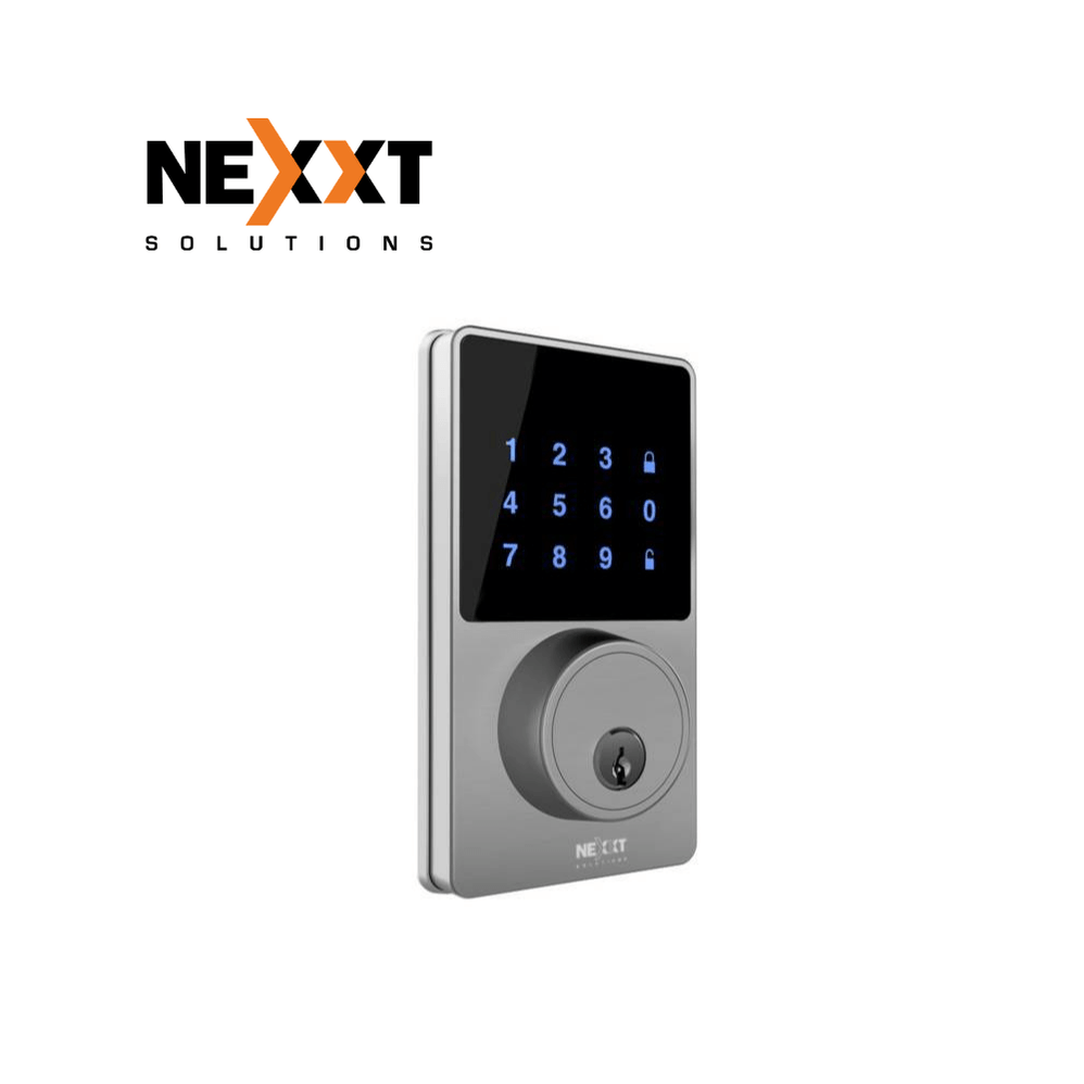 CERRADURA INTELIGENTE C/WiFi NEXXT SMHMNX0020 COLOR ACERO INOXIDABLE NHS-D100