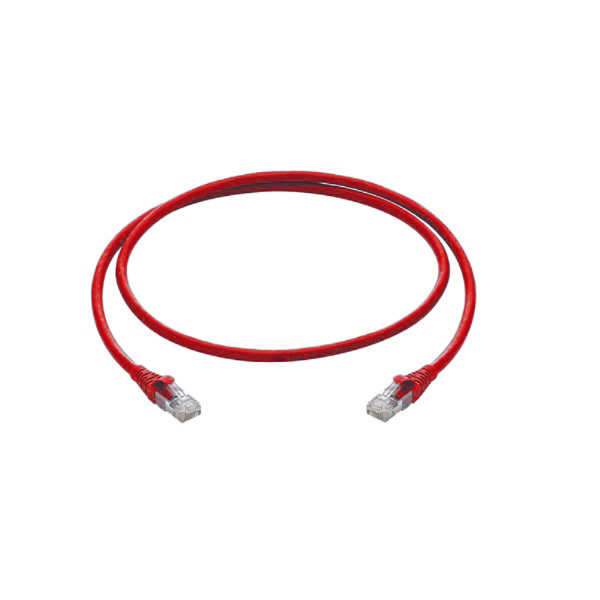 Patch Cord S/FTP Multifilar RJ-45 Cat6A LSZH 2.0mts Rojo